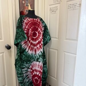 African print dress
